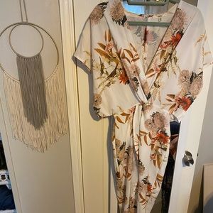 Into Floral Wrap dress, size XS Australian size 6